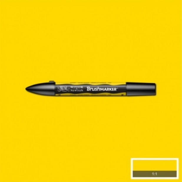 Маркер Brushmarker двухсторонний на спирт.основе цв.Y367 Желтый канареечный Winsor&Newton Маркер Brushmarker двухсторонний на спирт.основе цв.Y367 Желтый канареечный Winsor&Newton