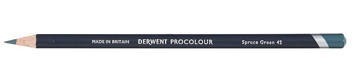 Карандаш цветной Derwent Procolour №42 Зеленая хвоя Карандаш цветной Derwent Procolour №42 Зеленая хвоя