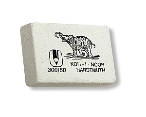 Ластик для чернографитных карандашей Koh-i-noor 300/60 Ластик для чернографитных карандашей Koh-i-noor 300/60