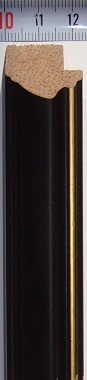 Рама 10 х 15 см. БС 232 МЧ со стеклом, багет деревянный "Малайзия", "4 пальца"