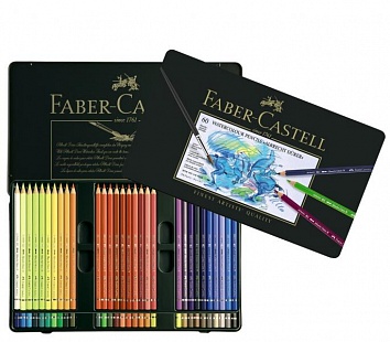 Набор акварельных карандашей Faber-Castell Albrecht Durer металл.кор. 60 цв. Набор акварельных карандашей Faber-Castell Albrecht Durer металл.кор. 60 цв.