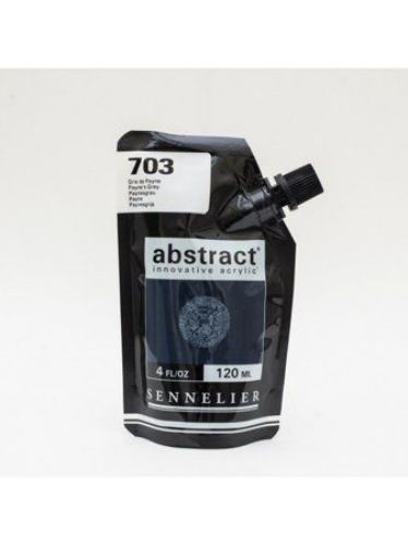 Акриловая краска Sennelier "Abstract" 120мл, Серая Пейна Акриловая краска Sennelier "Abstract" 120мл, Серая Пейна