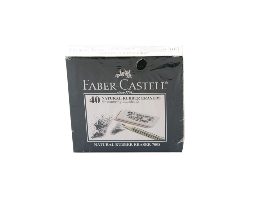 Ластик для граф.кар. 7008 натур каучук особо мягкий 50х18х8мм Faber-Castell Ластик для граф.кар. 7008 натур каучук особо мягкий 50х18х8мм Faber-Castell