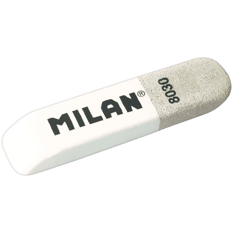 Ластик MILAN 8030, комбинированный, каучук, 65*15*7мм