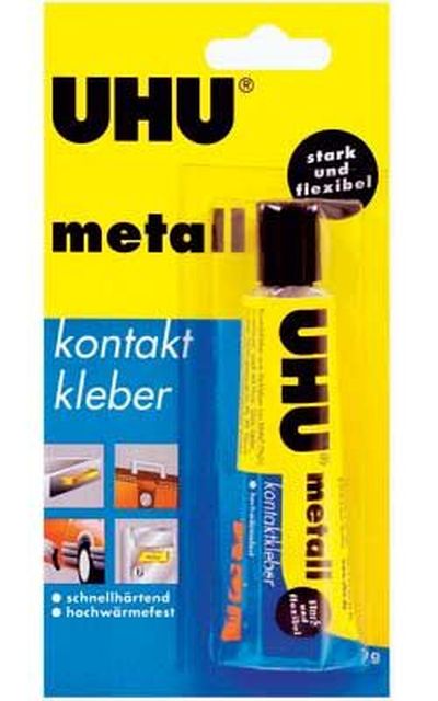 Клей контактный 30 г / 33 мл., для металла UHU Metall 46670 Клей контактный 30 г / 33 мл., для металла UHU Metall 46670