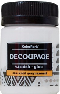 Лак-клей акриловый декупажный "KolerPark" 50 мл., бесцветный КР.50 