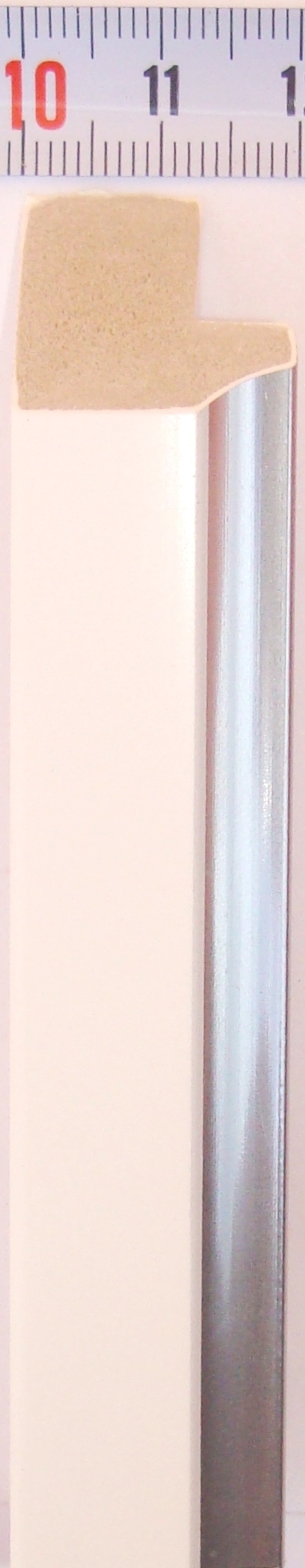 Багет пластиковый (1м. L-2,9м.) 1554-W1S "Китай"