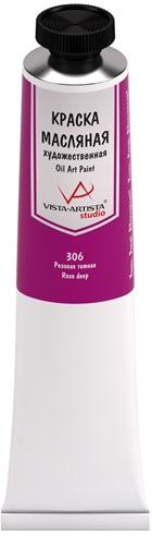 Краска масляная 45 мл "VISTA-ARTISTA" Studio VAOS-45 306 Розовая темная (Rose deep) Краска масляная 45 мл "VISTA-ARTISTA" Studio VAOS-45 306 Розовая темная (Rose deep)