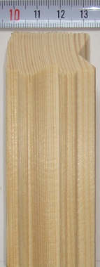 Рейка C 4 деревянная, профилированная, не сращенная 20х37мм. (1м.) L- от 2-3м "4 Пальца"