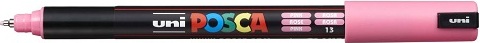 Маркер на водной основе UNI POSCA PC-1МR, 0,7мм игольчатый, №13 Розовый Маркер на водной основе UNI POSCA PC-1МR, 0,7мм игольчатый, №13 Розовый