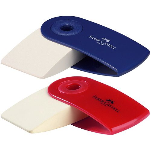 Ластик Faber-Castell "Sleeve Mini", прямоугольный, 54*25*13мм, пластиковый футляр ассорти Ластик Faber-Castell "Sleeve Mini", прямоугольный, 54*25*13мм, пластиковый футляр ассорти