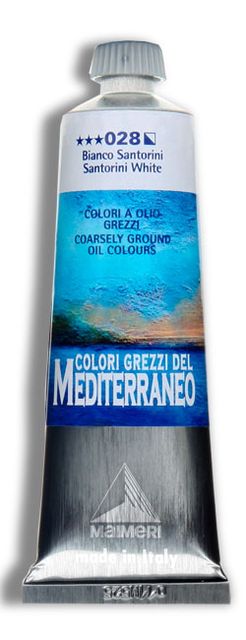 Краска масляная "Mediterraneo" Белый Санторини т.60мл "Maimeri"