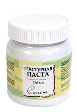 Паста текстурная "Сонет" б.220мл. Паста текстурная "Сонет" б.220мл.