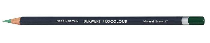 Карандаш цветной Derwent Procolour №47 Зеленый минерал Карандаш цветной Derwent Procolour №47 Зеленый минерал