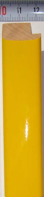 Багет деревянный (1м.) APR SG 2033 YL лак жёлтый "Малайзия"