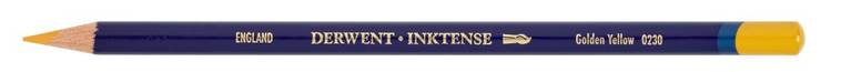 Карандаш акварельный Derwent Inktense №0230 Желтый золотой Карандаш акварельный Derwent Inktense №0230 Желтый золотой