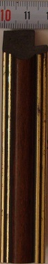 Багет пластиковый (1м.)(L 2.9) 240-39 коричневый "Израиль"