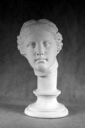 Гипсовая фигура голова Венеры, 36см Гипсовая фигура голова Венеры, 36см