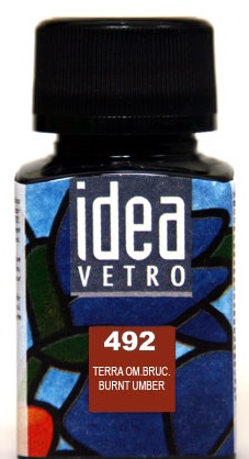 Краска лаковая по стеклу "idea vetro" Земля умбры жженая (60мл.) "Maimeri" Краска лаковая по стеклу "idea vetro" Земля умбры жженая (60мл.) "Maimeri"