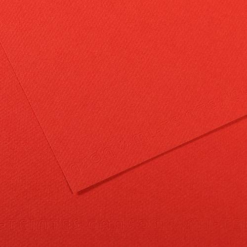 Бумага для пастели CANSON "Mi-Teintes" 50x65 см, 160 г, №506 Красный мак 