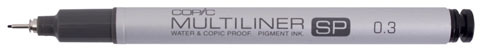 Copic заправляющийся MULTILINER SP 0,3mm Copic заправляющийся MULTILINER SP 0,3mm