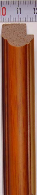 Багет деревянный (1м.) APR CM 1021 GOG матовый орех "Малайзия"