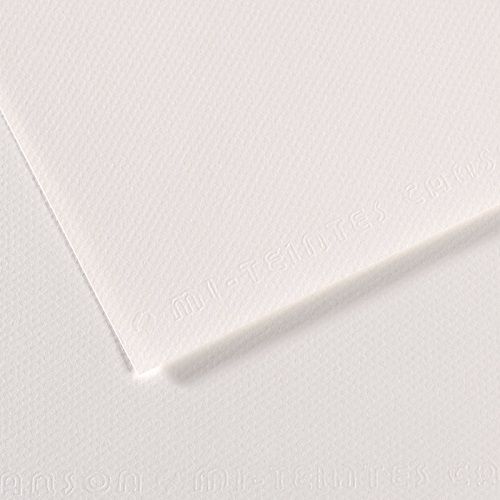 Бумага для пастели CANSON "Mi-Teintes" 21x29,7 см, 160 г, №335 Белый 