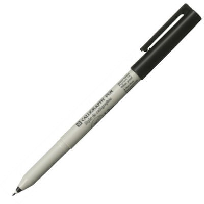 Ручка для каллиграфии CALLIGRAPHY PEN BLACK 1мм (пигментные чернила) "Sakura"