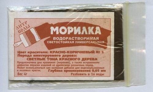 Морилка для дерева водорастворимая Красное дерево Морилка для дерева водорастворимая Красное дерево