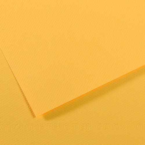 Бумага для пастели CANSON "Mi-Teintes" 50x65 см, 160 г, №400 Желтый канареечный Бумага для пастели CANSON "Mi-Teintes" 50x65 см, 160 г, №400 Желтый канареечный