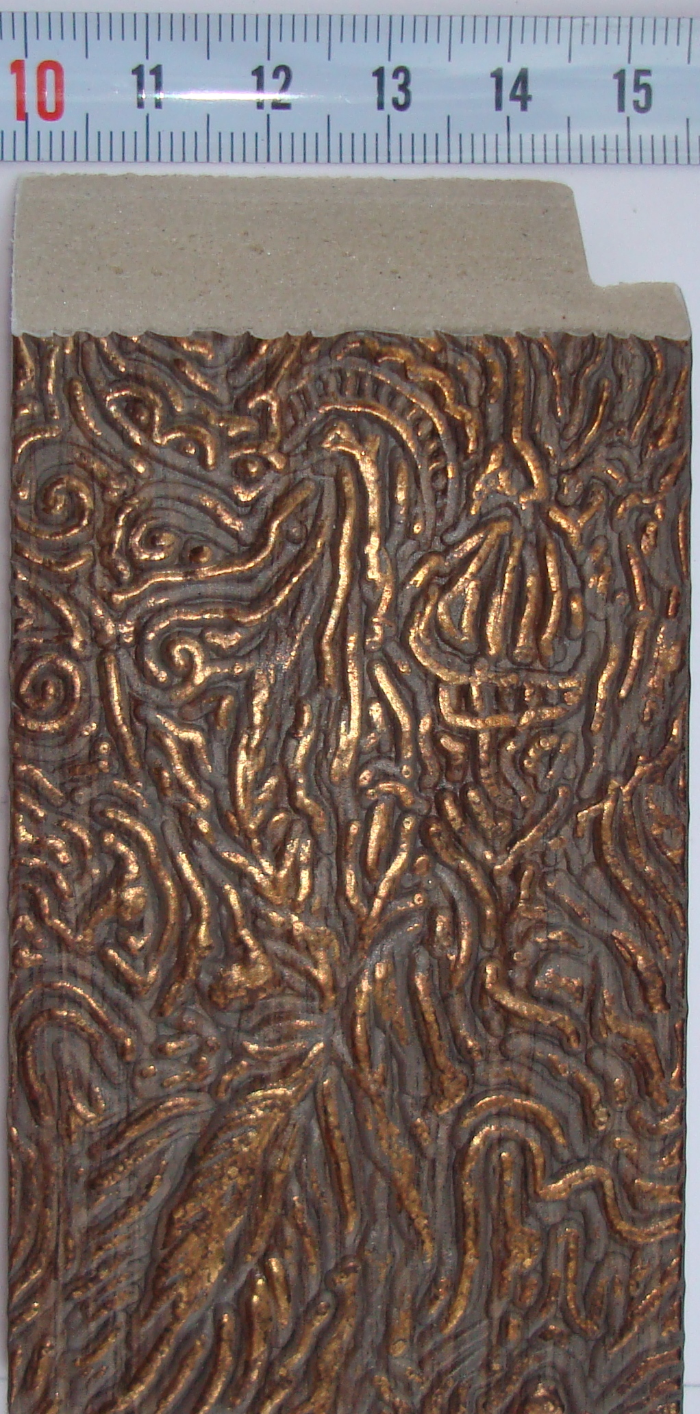 Багет пластиковый (1м. L-2,9м.) BR 1515-30-3 "Ю.Корея"