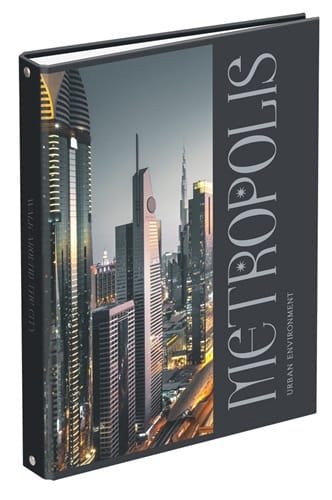 Тетрадь на кольцах А4, 160л., 60-65 г/м2 BG "Мегаполис", матовая ламинация Тетрадь на кольцах А4, 160л., 60-65 г/м2 BG "Мегаполис", матовая ламинация