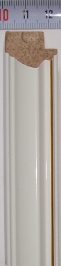 Рама 35 х 35 см. БС 232 ЛБ со стеклом, багет деревянный "Малайзия", "4 пальца"