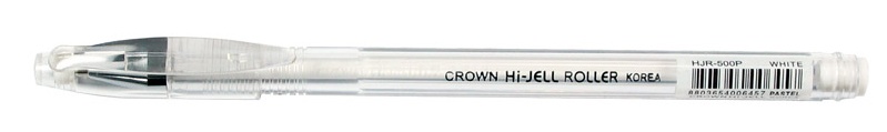 Ручка гелевая Белая 0,8мм Пастель CROWN Корея Ручка гелевая Белая 0,8мм Пастель CROWN Корея