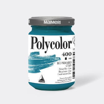 Краска акриловая Polycolor 140 мл.  циан синий основной "Maimeri"