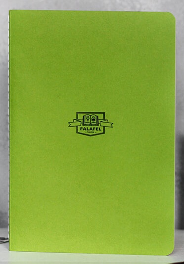 Скетчбук FALAFEL GREEN 80г/кв.м 148х210мм 40л кремовая бумага Скетчбук FALAFEL GREEN 80г/кв.м 148х210мм 40л кремовая бумага