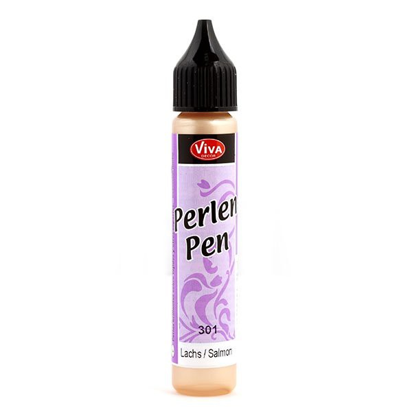 Краска для создания жемчужин "Perlen-Pen Perlmutt", Лосось, 25мл. "Viva Decor"