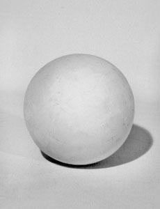 Гипсовая фигура шар малый, d=15cм
