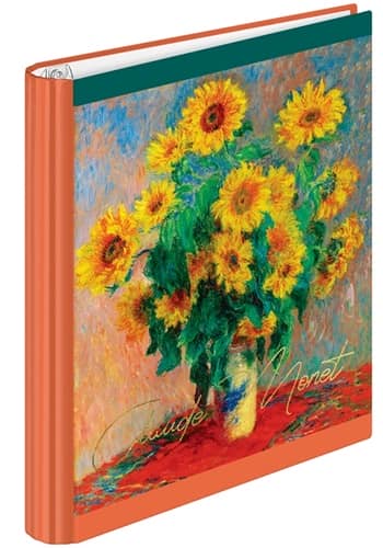 Тетрадь на кольцах А5, 120л., 60-65 г/м2 "Живопись. Claude Monet" глянц. Ламинация, тиснение фольгой Тетрадь на кольцах А5, 120л., 60-65 г/м2 "Живопись. Claude Monet" глянц. Ламинация, тиснение фольгой