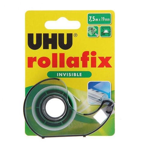 Клеящая лента UHU Rollafix Invisible невидимая 19 мм х 7,5 м, 36960 Клеящая лента UHU Rollafix Invisible невидимая 19 мм х 7,5 м, 36960