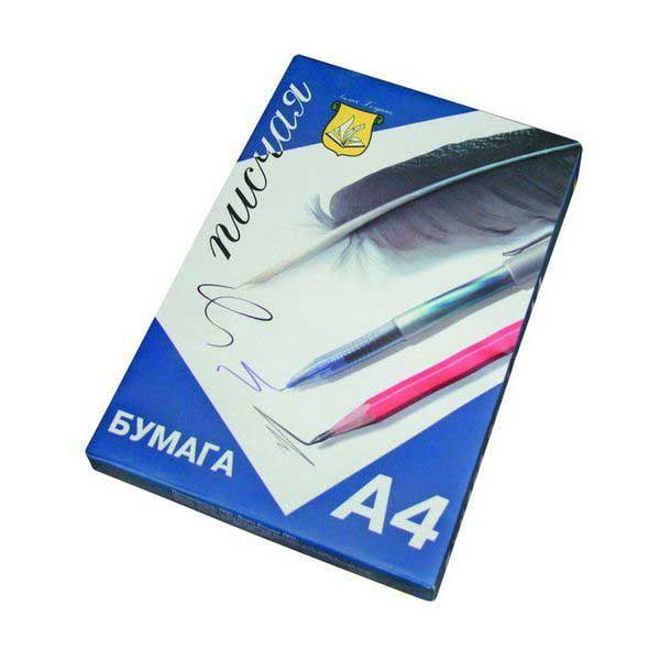 Бумага писчая А4 "Перо" 250л. 60 г Бумага писчая А4 "Перо" 250л. 60 г