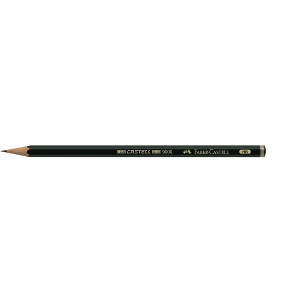 Карандаш чернографитовый Faber-Castell "Castell"-9000, НВ Карандаш чернографитовый Faber-Castell "Castell"-9000, НВ