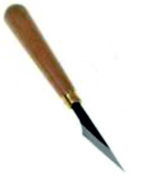 Нож № 75 ПРАВЫЙ с круглой ручкой для резьбы по дереву, НОЖ-75прав "Татьянка"