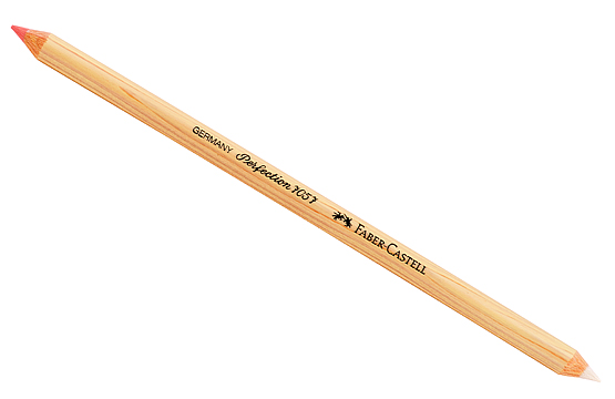 Корректор-карандаш двухсторонний Faber-Castell PERFECTION 7057 для черногр., цв.карандашей, и угля Корректор-карандаш двухсторонний Faber-Castell PERFECTION 7057 для черногр., цв.карандашей, и угля