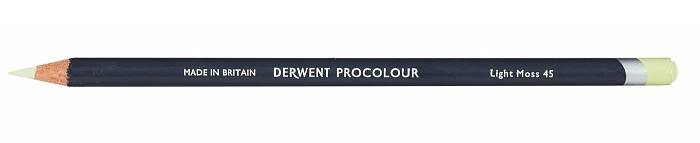 Карандаш цветной Derwent Procolour №45 Зеленый мох светлый Карандаш цветной Derwent Procolour №45 Зеленый мох светлый