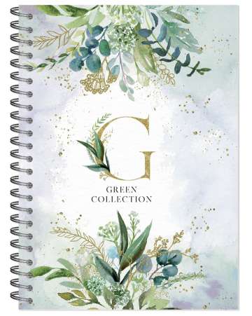 Скетчбук "Green Collection" 145*203мм. (А5) 100 г/кв.м. 60 листов, гребень, твердая обложка Скетчбук "Green Collection" 145*203мм. (А5) 100 г/кв.м. 60 листов, гребень, твердая обложка