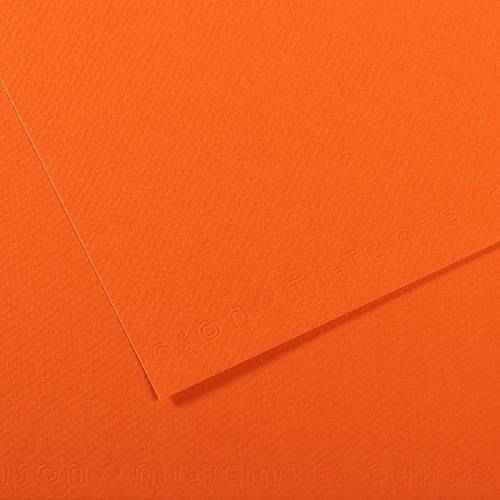 Бумага для пастели CANSON "Mi-Teintes" 50x65 см, 160 г, №453 Оранжевый 