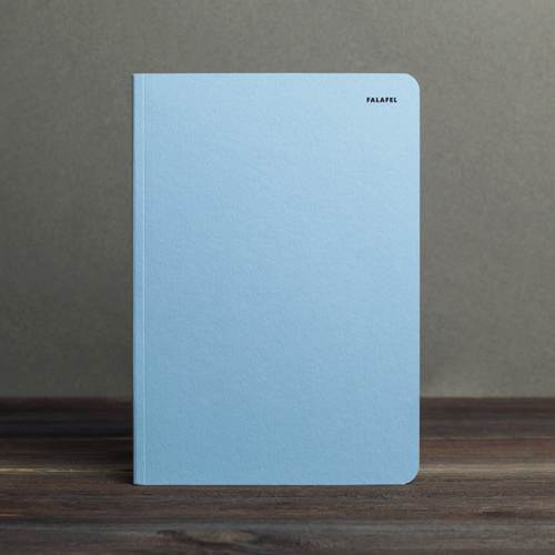 Блокнот А6B Light blue  95х138 мм. 64 л. молочно-белой бумаги 120 г/м2 с точечной разметкой