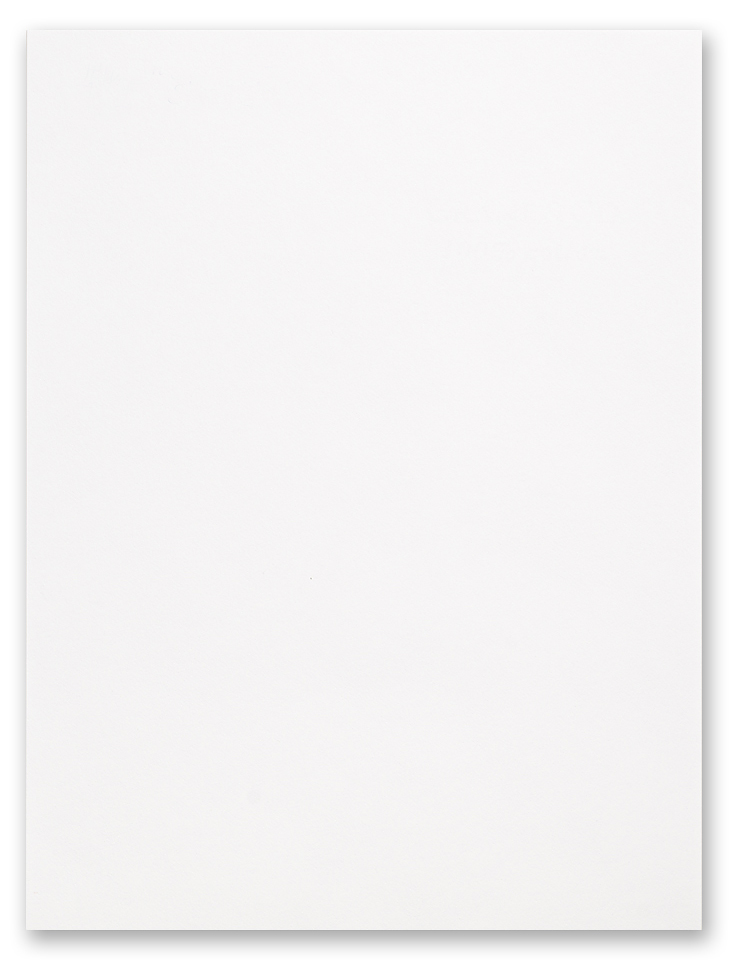 Бумага Bristol, цвет белый, 50х65 см, 205 гр/м2, нелинованный пустой лист