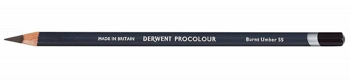 Карандаш цветной Derwent Procolour №55 Умбра жженая Карандаш цветной Derwent Procolour №55 Умбра жженая